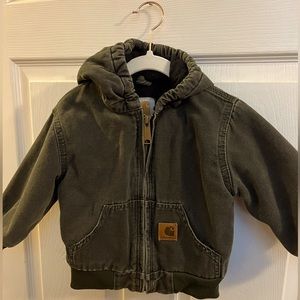 Carhartt toddler boys jacket olive 2T